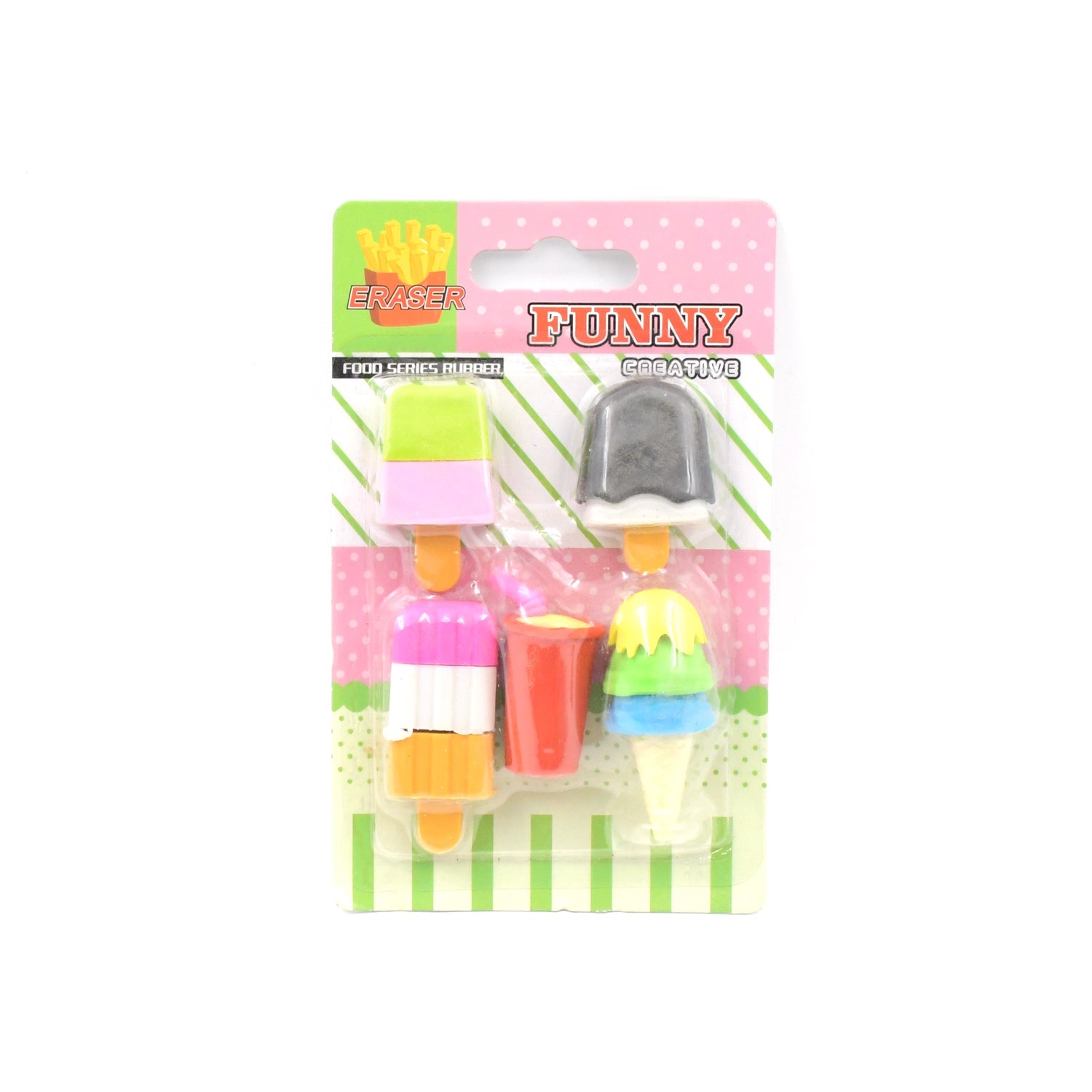 Mini Eraser Set for Kids (5 Pieces) - Fun Designs, Party Favors, School Prizes Mini Eraser Set for Kids (5 Pieces) - Fun Designs, Party Favors, School Prizes